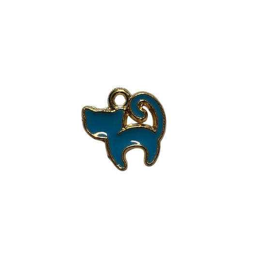 Blue Kitten Charm