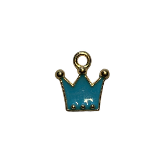 Blue Crown Charm